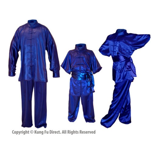 Sapphire Blue Satin Uniform