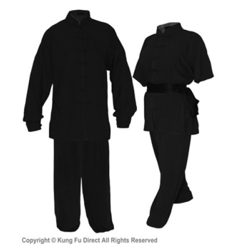 Black Soft Cotton Uniforms(discontinued) short sleeve size Small